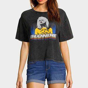 Blondie Debbie Harry Mineral Wash punk rock Official T-Shirt L NWT